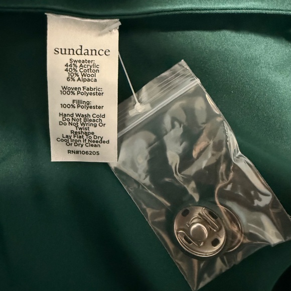 Sundance‎ Melanie Marie Green Sweater Jacket Size L - Picture 7 of 10